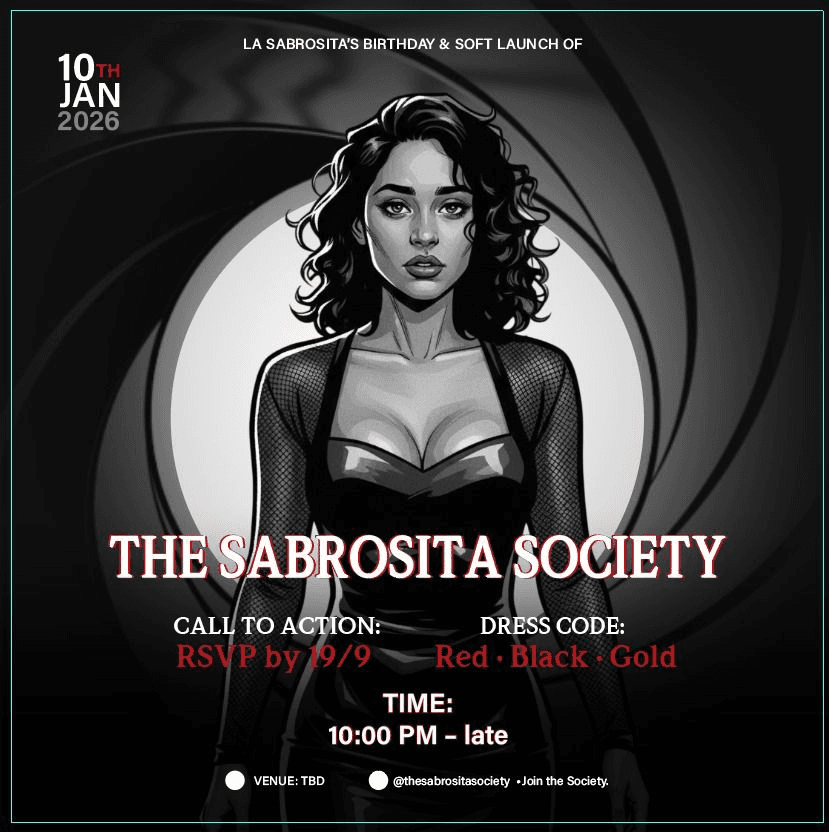 Couple dancing salsa at La Sabrosita event